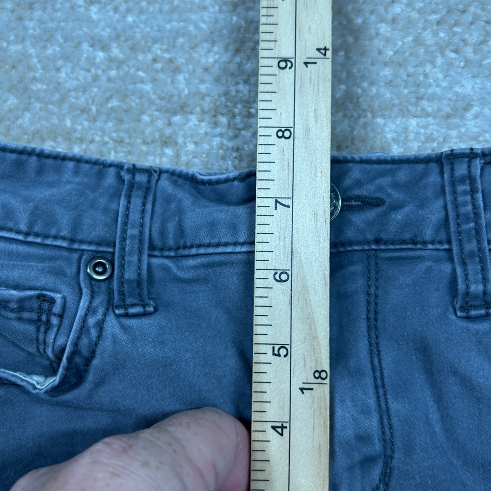 Sonoma Goods For Life Womens Skinny Pants Gray Mid Rise Stretch Size 4S Short - Picture 5 of 8